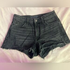 arizona hi-rise denim shorts